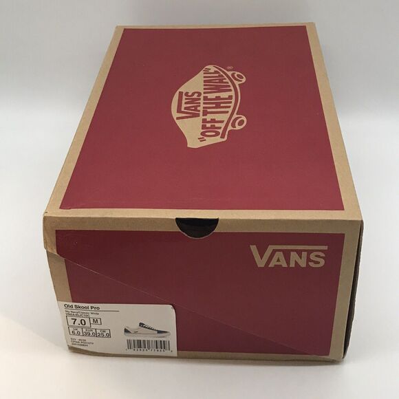 NEW Vans Old Skool Pro Sty Navy/Classic White Men's 7M Skateboarding Casual Shoe - Picture 12 of 12